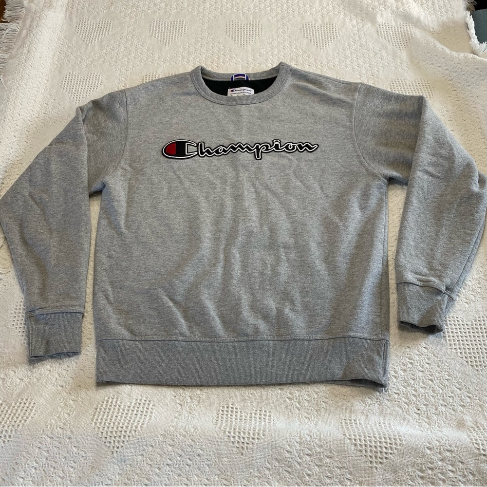 Gray Champion Pullover Sweatshirt (M)